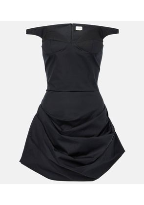 Magda Butrym Off-shoulder cotton minidress
