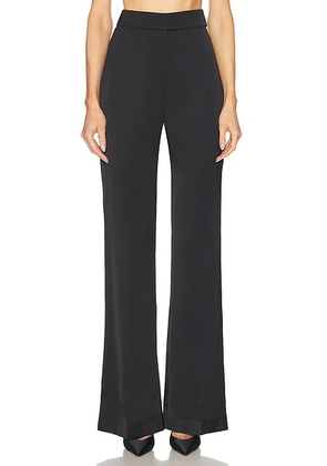 Alexandre Vauthier Satin Tailoring Pant in Black - Black. Size 36 (also in 38, 40, 42, 44).