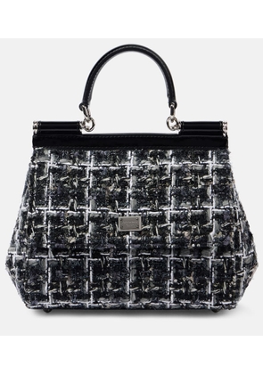 Dolce&Gabbana Sicily Medium boucle tote bag