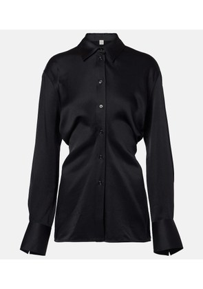Toteme Slouch satin shirt