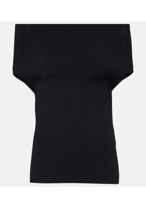 Toteme Knitted off-shoulder top