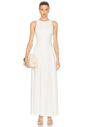 Anna October Arpha Maxi Dress in Ivory - Ivory. Size M (also in S, L).