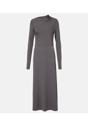 Toteme Draped jersey midi dress
