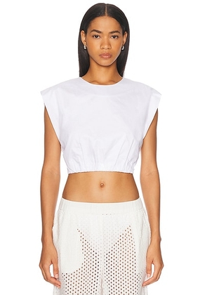 A.L.C. Billie Top in White - White. Size L (also in ).