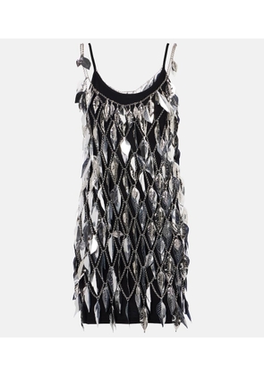 Rabanne Chain-detail embellished minidress
