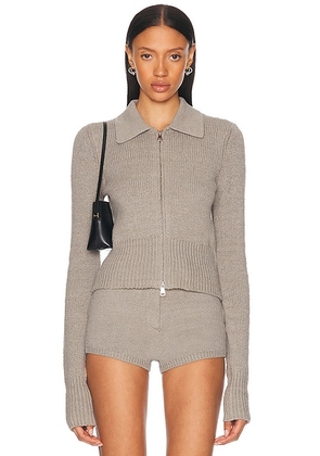 Aya Muse Ivy Top in Steel Gray - Grey. Size L (also in ).