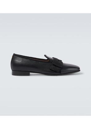 Valentino Garavani Bowow bow-detail leather loafers