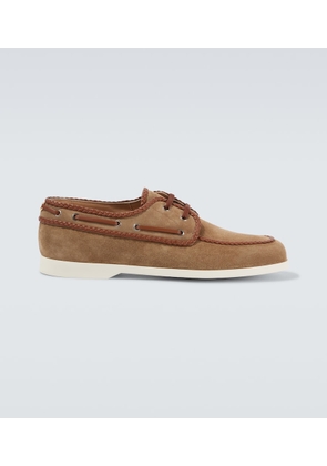 Valentino Garavani Palm Avenue leather boat shoes