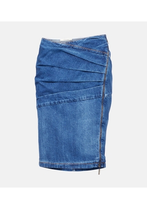 Nensi Dojaka Denim midi skirt