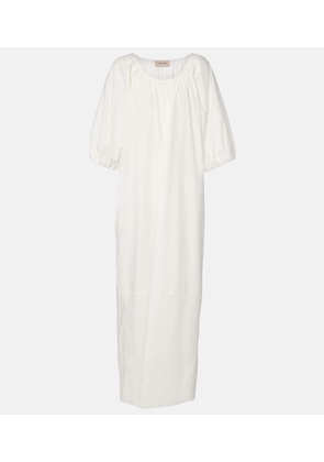 Adriana Degreas Solid cotton maxi dress