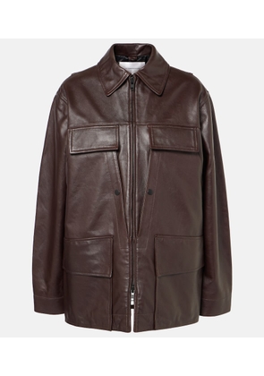 Victoria Beckham Chore leather jacket