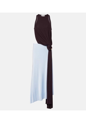 Victoria Beckham Cutout jersey midi dress