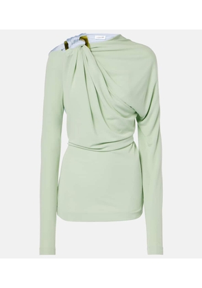 Victoria Beckham Draped jersey top