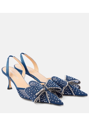 Mach & Mach Cadeau 65 embellished slingback pumps