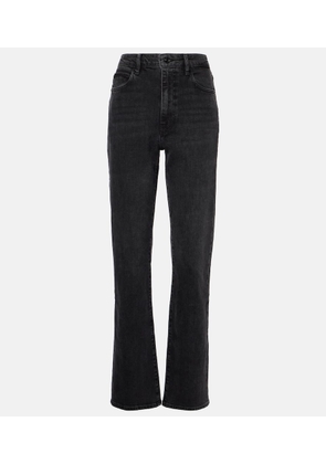 Frame Ruler high-rise straight-leg jeans
