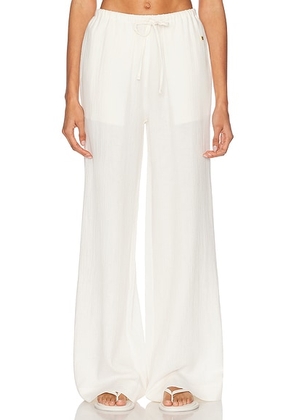 Eterne Brody Pant in Ivory - Ivory. Size L (also in M, XL).