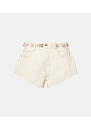 Alanui Ocean Dream denim shorts
