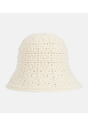 Loro Piana Arola cashmere-blend crochet bucket hat