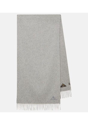 Loro Piana Grande Unita fringed cashmere scarf