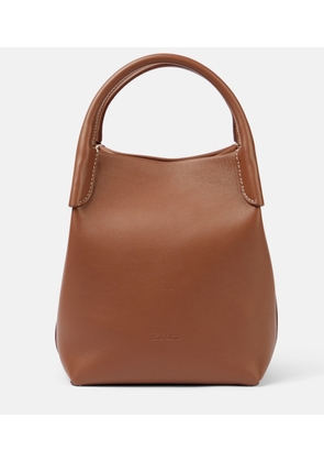 Loro Piana Bale Small leather tote bag
