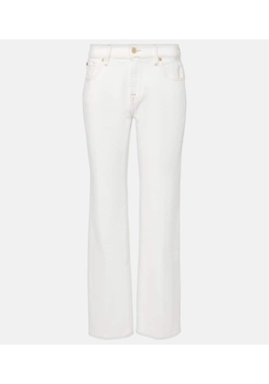 7 For All Mankind High-rise straight jeans