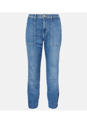 7 For All Mankind High-rise straight jeans