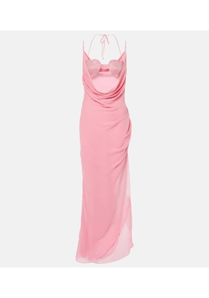 Blumarine Georg embellished maxi dress