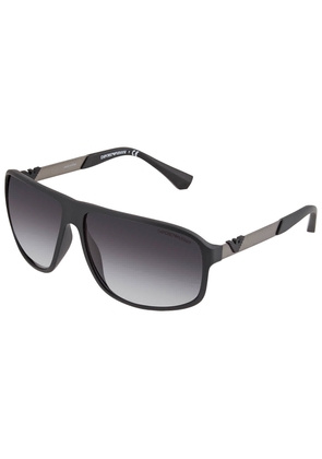 Emporio Armani Grey Gradient Rectangular Mens Sunglasses EA4029-50638G-64