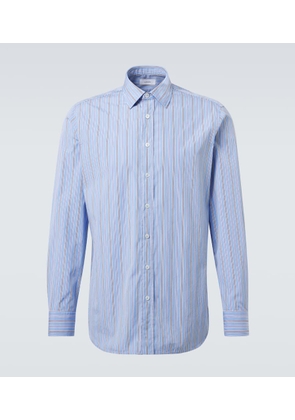 Lardini Striped cotton poplin shirt