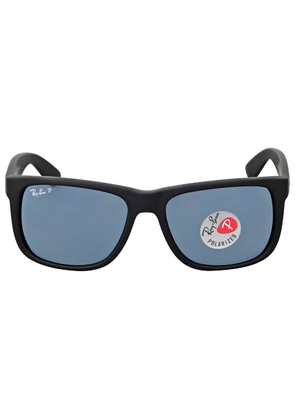 Ray Ban Justin Classic Polarized Blue Classic Rectangular Mens Sunglasses RB4165 622/2V 54