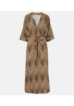 Melissa Odabash Bonnie leopard-print maxi dress
