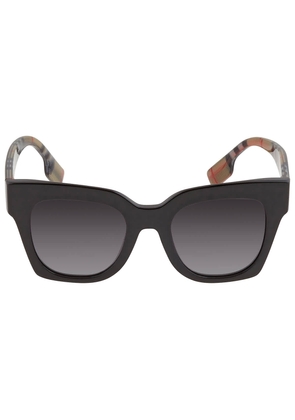 Burberry Kitty Grey Gradient Square Ladies Sunglasses BE4364 39428G 49