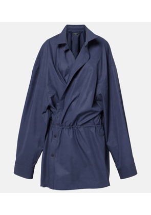 Balenciaga Cotton poplin shirt dress