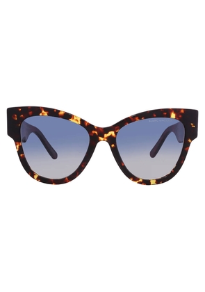 Marc Jacobs Blue Shaded Cat Eye Ladies Sunglasses MARC 697/S 0086/08 53