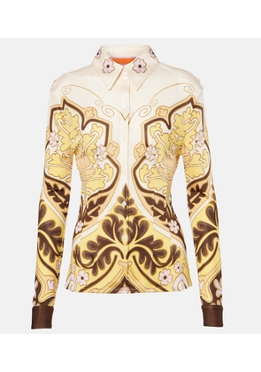 La DoubleJ Spells Placee printed shirt