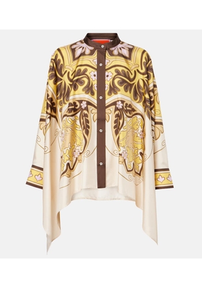 La DoubleJ Spells Placee silk shirt