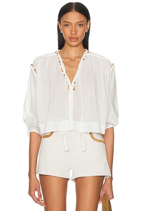 A.L.C. Jodie Top in White - White. Size L (also in ).