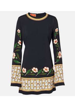 La DoubleJ Supreme Swing floral printed minidress