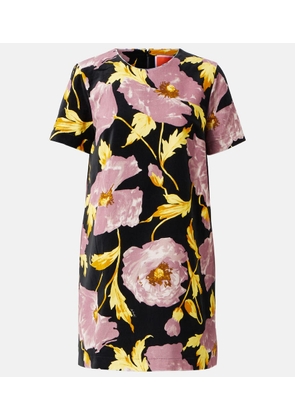 La DoubleJ Mini Swing floral cotton minidress