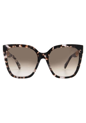 Moschino Brown Shaded Butterfly Ladies Sunglasses MOS098/S 0HT8/HA 55
