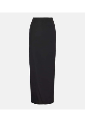 The Row Bartelle silk and wool pencil skirt