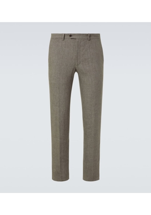 Rubinacci Modluca linen chinos