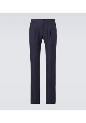 Rubinacci Linen tapered pants