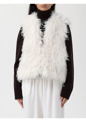 Fur Coat MICHAEL KORS Woman color White