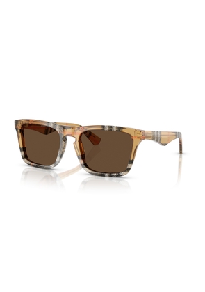 Burberry Dark Brown Square Mens Sunglasses BE4434 414673 57