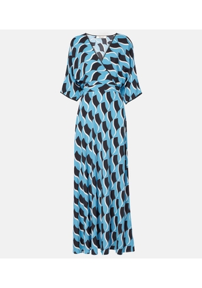 Diane von Furstenberg Eloise printed crepe maxi dress