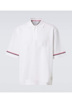 Thom Browne RWB Stripe cotton polo shirt