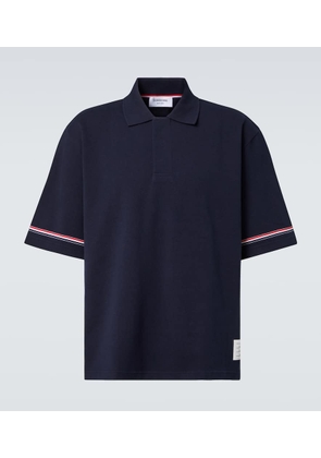 Thom Browne RWB Stripe cotton polo shirt