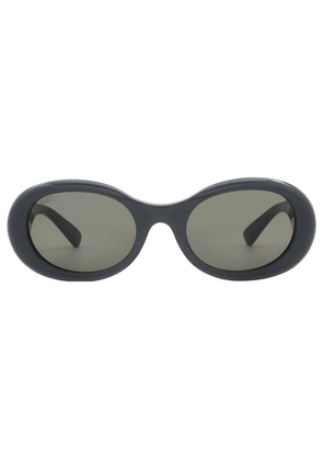 Gucci Grey Oval Ladies Sunglasses GG1587S 001 52