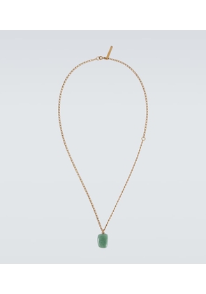 Dries Van Noten Gold-plated pendant necklace